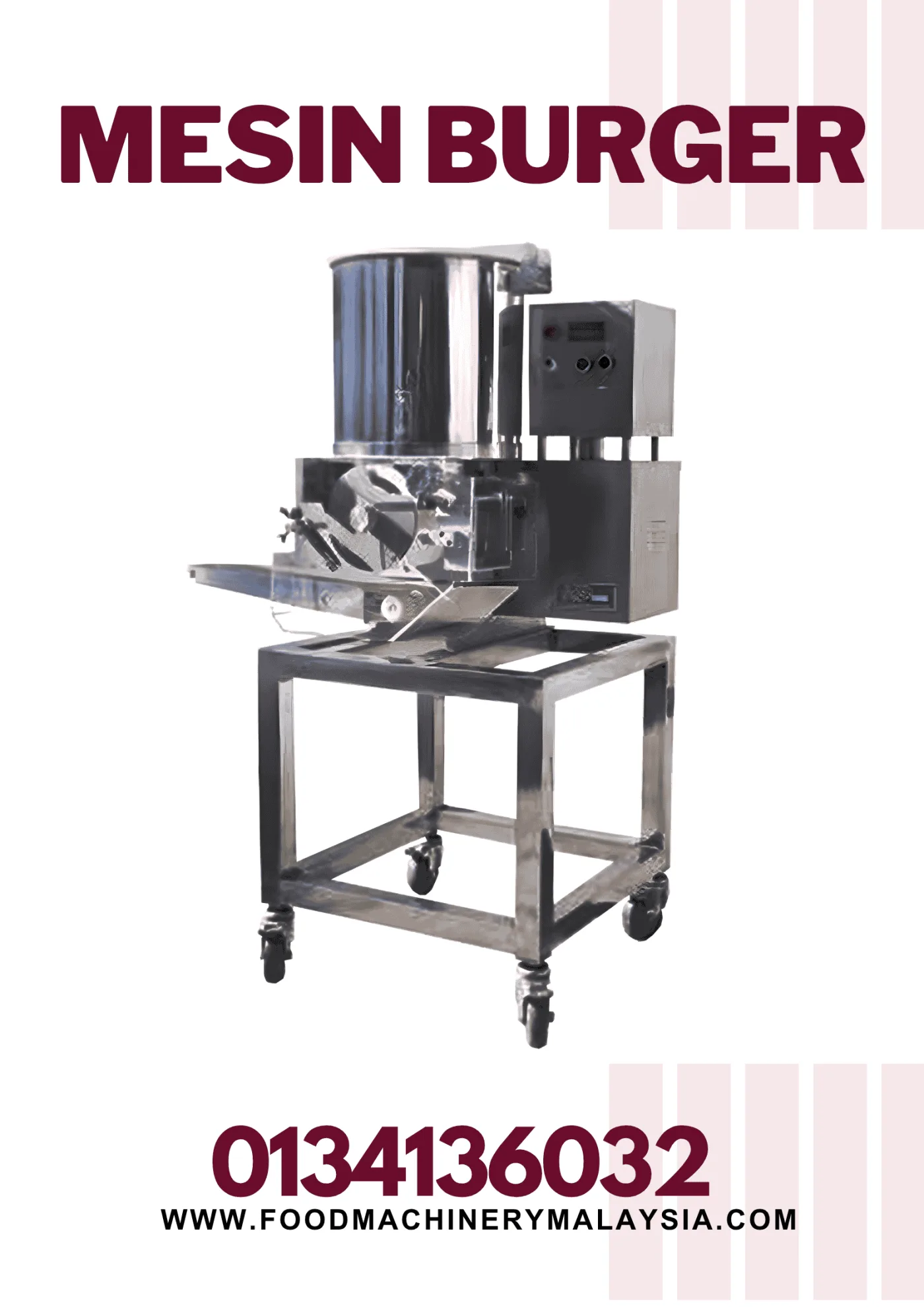 Mesin Forming Burger & Nugget MB100